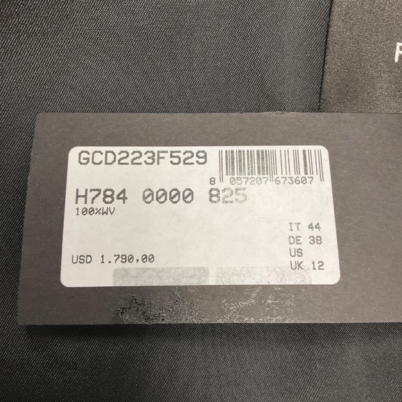 FABIANA FILIPPI BLACK WOOL TWILL BLAZER - Picture 7 of 7